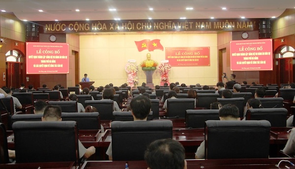 Công bố quyết định thành lập Đảng bộ Thi hành án dân sự TP Đà Nẵng
